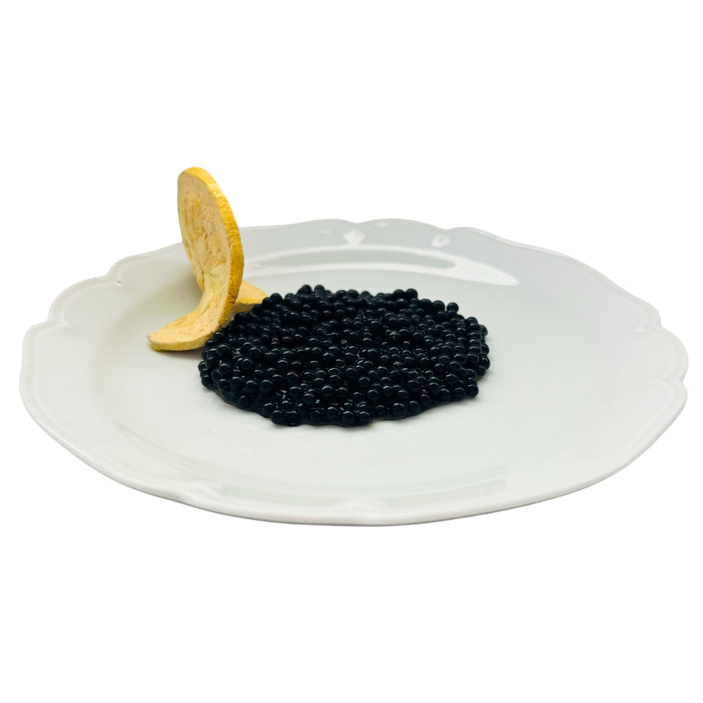 Vintage Christine Viennet Limoges France Caviar Lemon Porcelain Signed Plate
