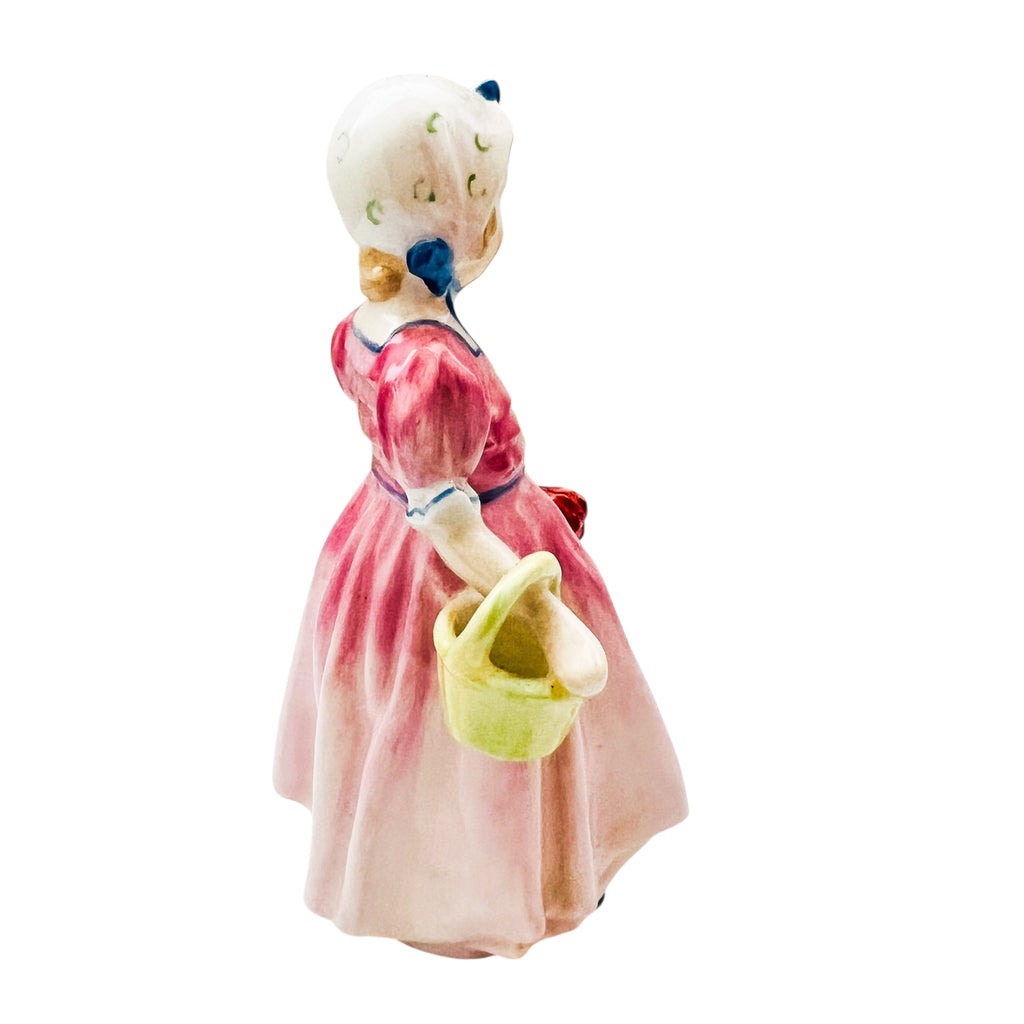 Vintage Royal Doulton Tinkle Bell Girl with Basket Figurine
