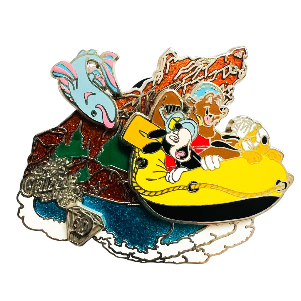 Disney 60th Diamond Decades Collection Grizzly River Run Slider LE Pin