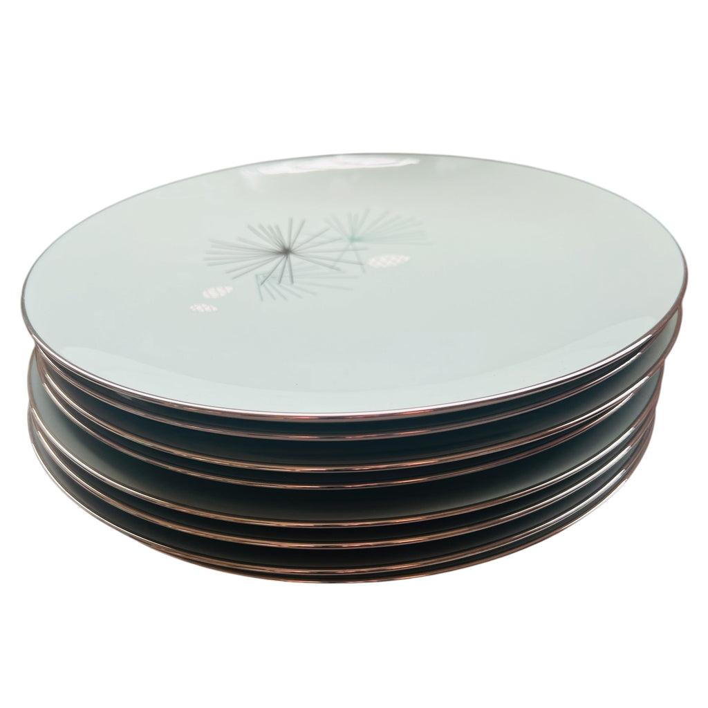 Franciscan Silver Pine Mid-Century Dinner Plates