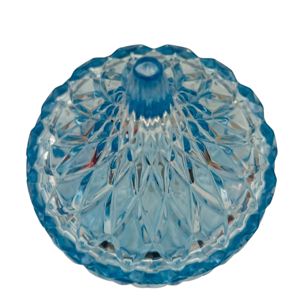 Hershey's Kisses Blue Glass Candy Dish