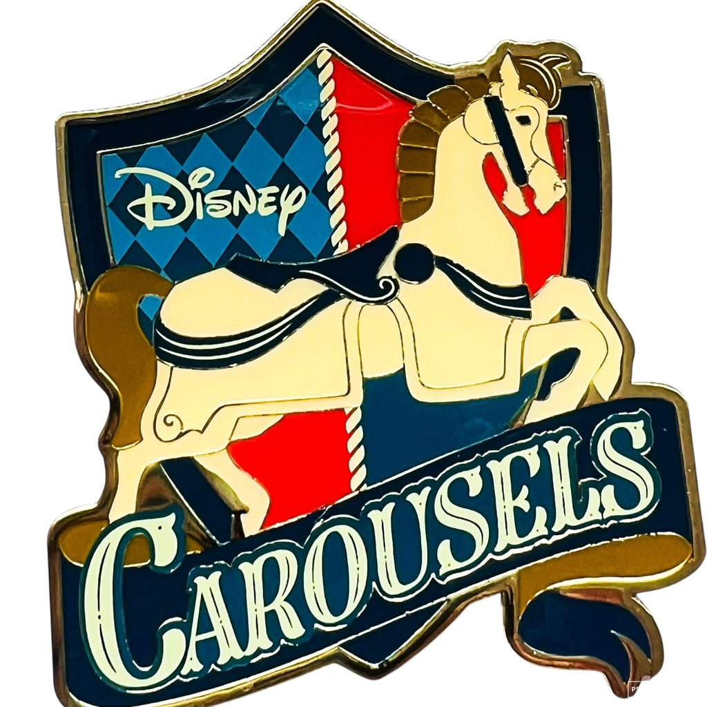 Disney Parks Carousel Horse King Arthur's Carousels Keychain Purse Charm