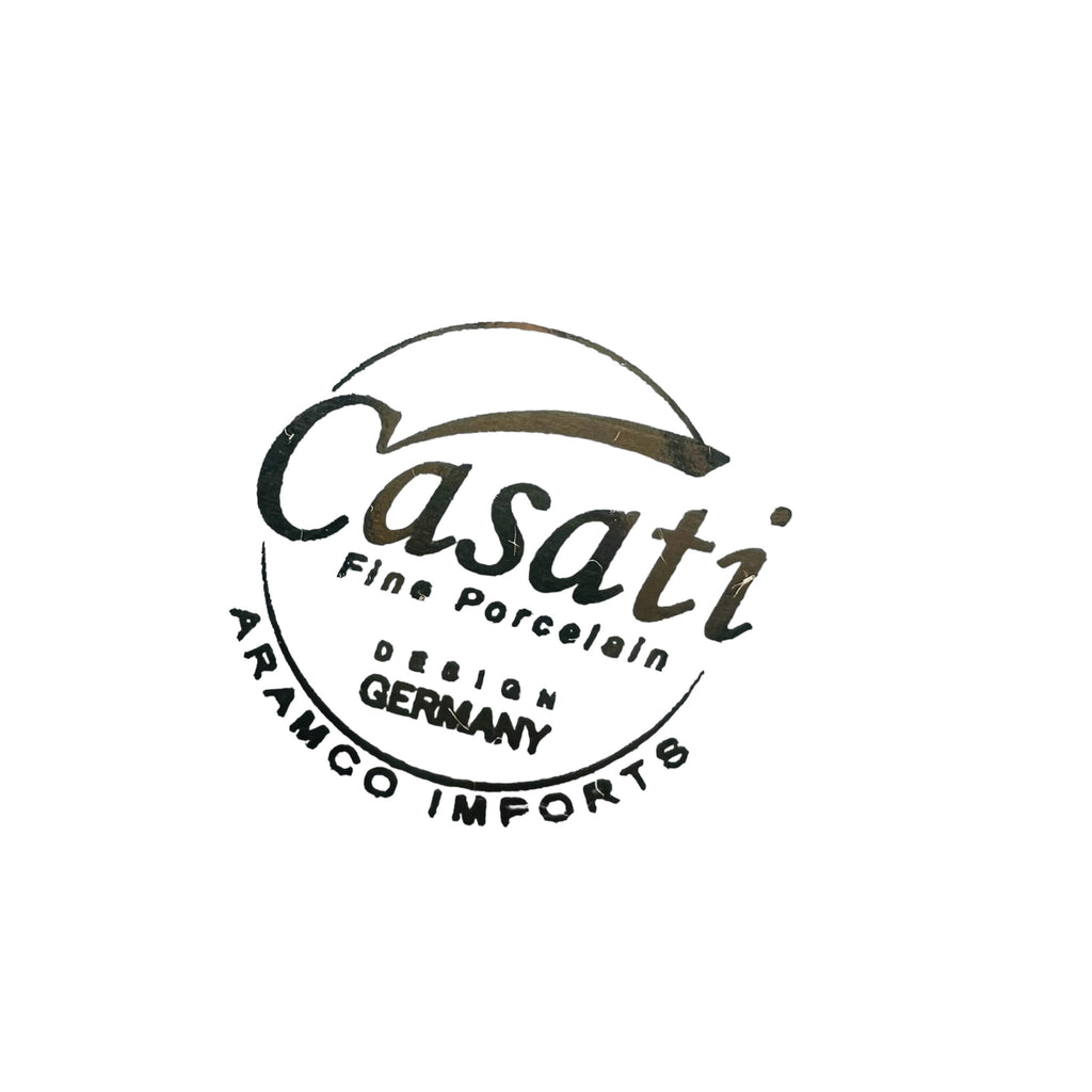 Casati Germany Fine Porcelain Aramco Imports Multicolor Demitasse Espresso Set of 6