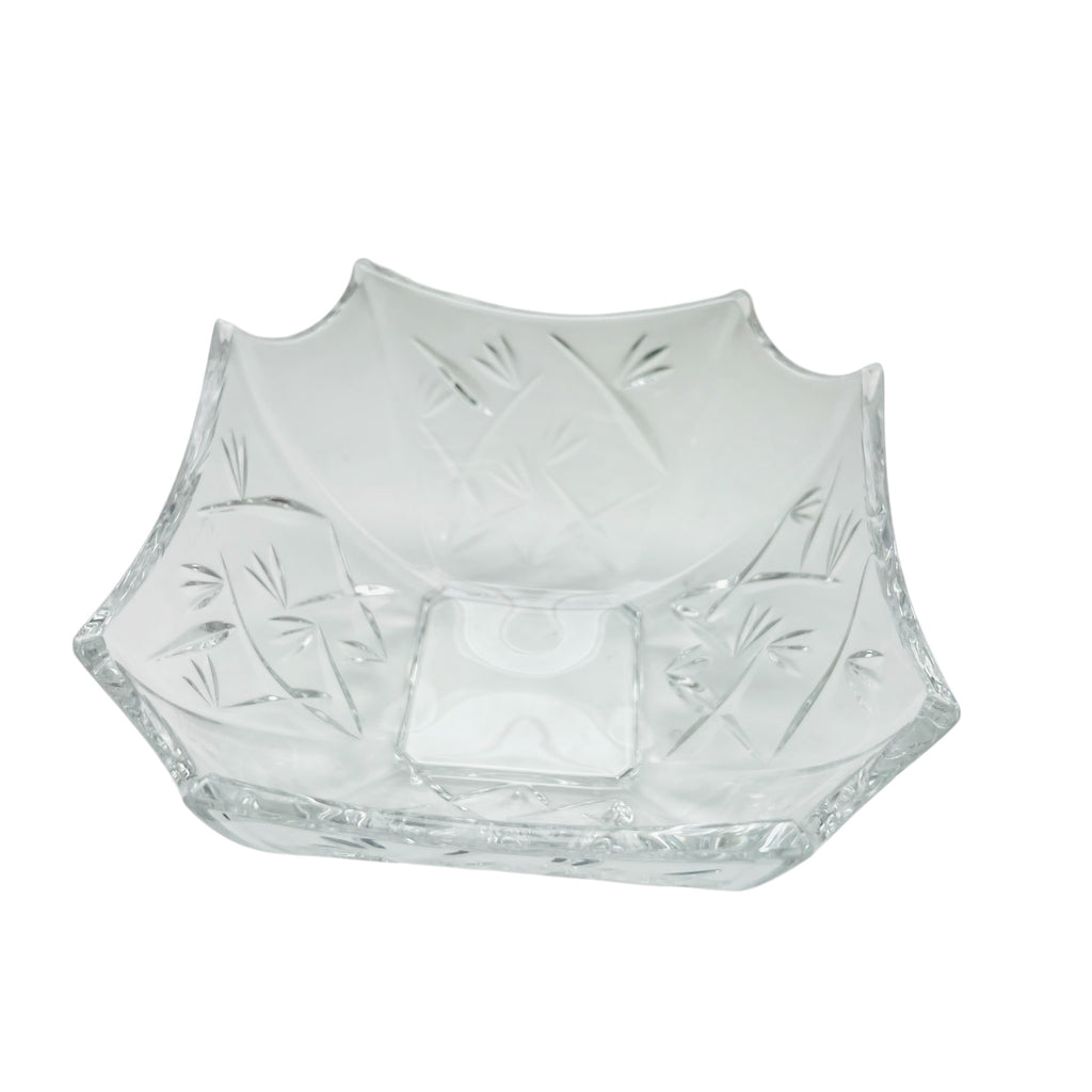 WATERFORD Lead Crystal Square Bowl