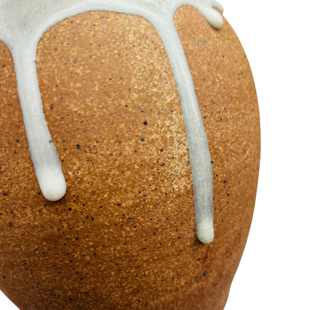 Studio Pottery Drip Glaze Vase