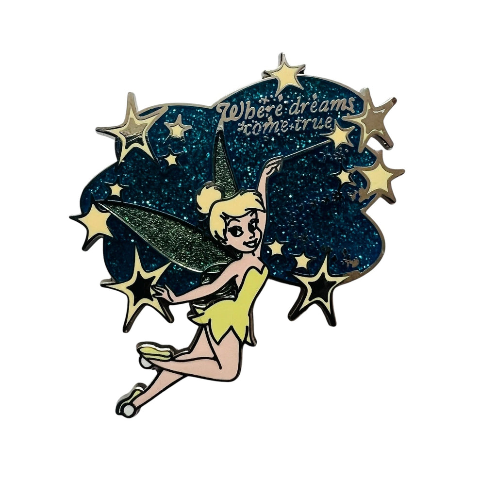 Disbey Where Dreams Come True - Pixie Dust Tinker Bell Turquoise Cloud Pin