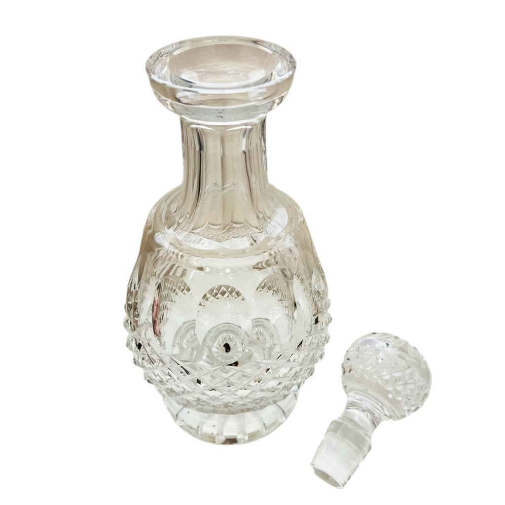 Vintage Waterford Heavy Cut Glass Crystal Decanter w/Stopper