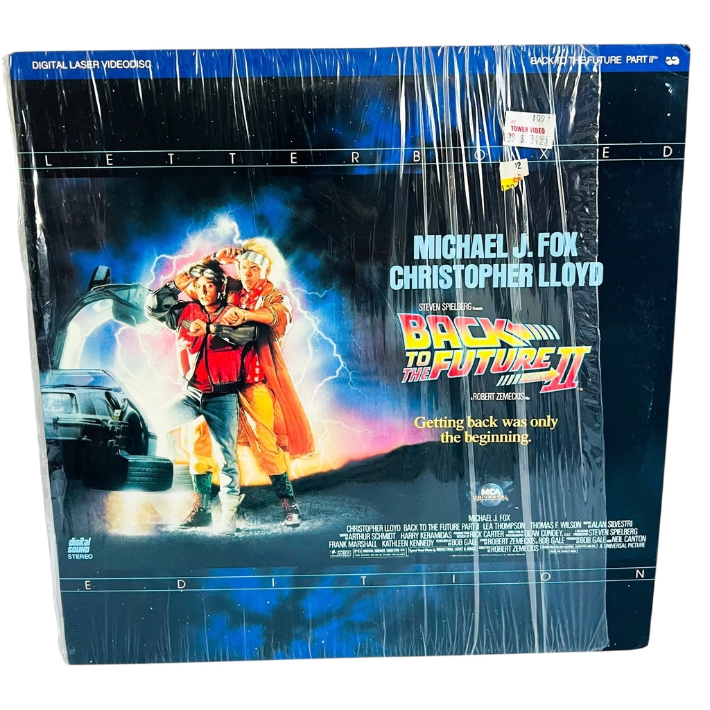 Back To The Future 2 Michael J. Fox Letterboxed Edition Laserdisc