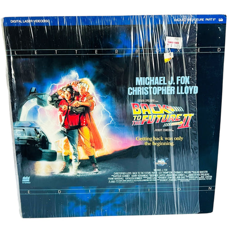 Back To The Future 2 Michael J. Fox Letterboxed Edition Laserdisc