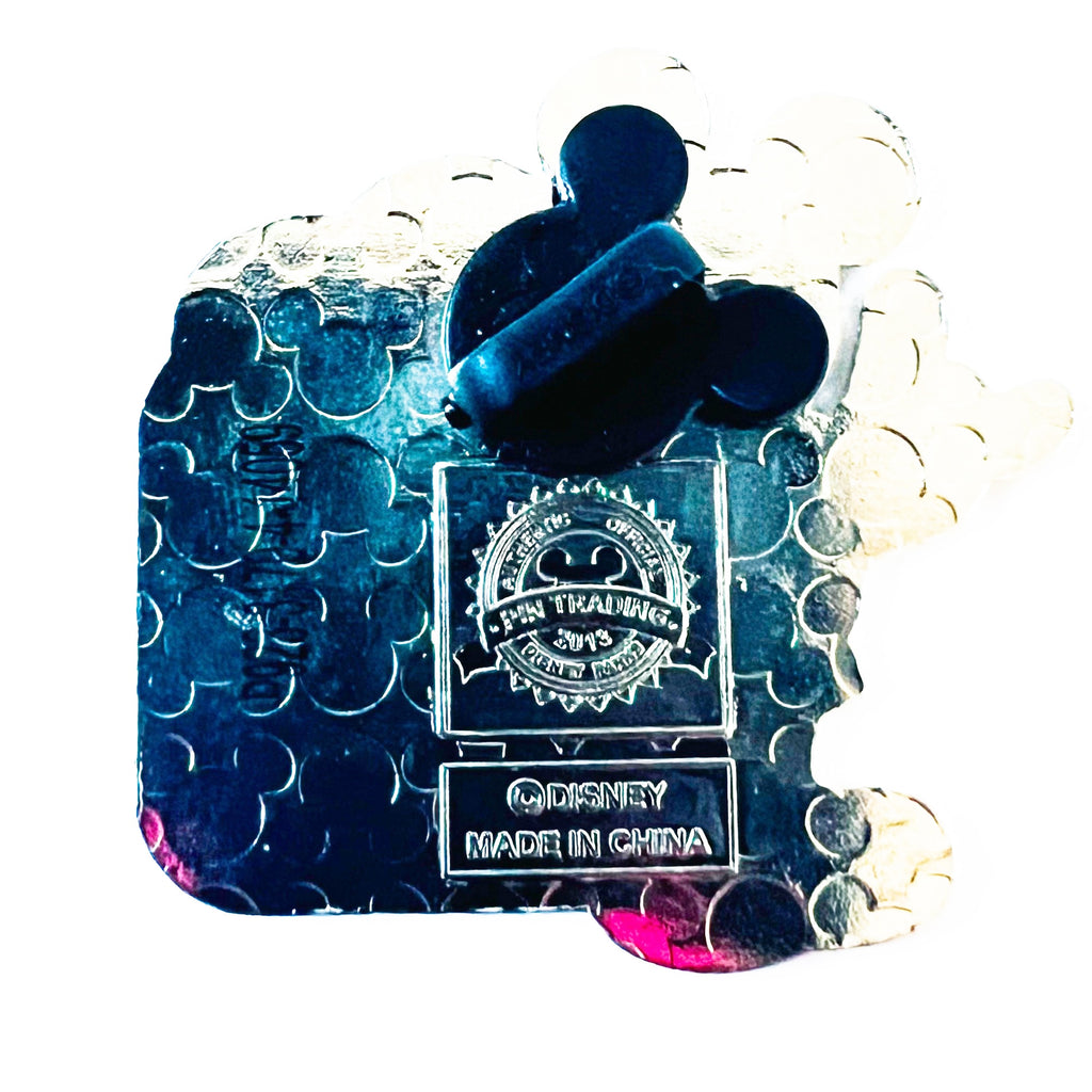 Disney Mickey Mouse I Love You Sign Language Glitter Heart Pin