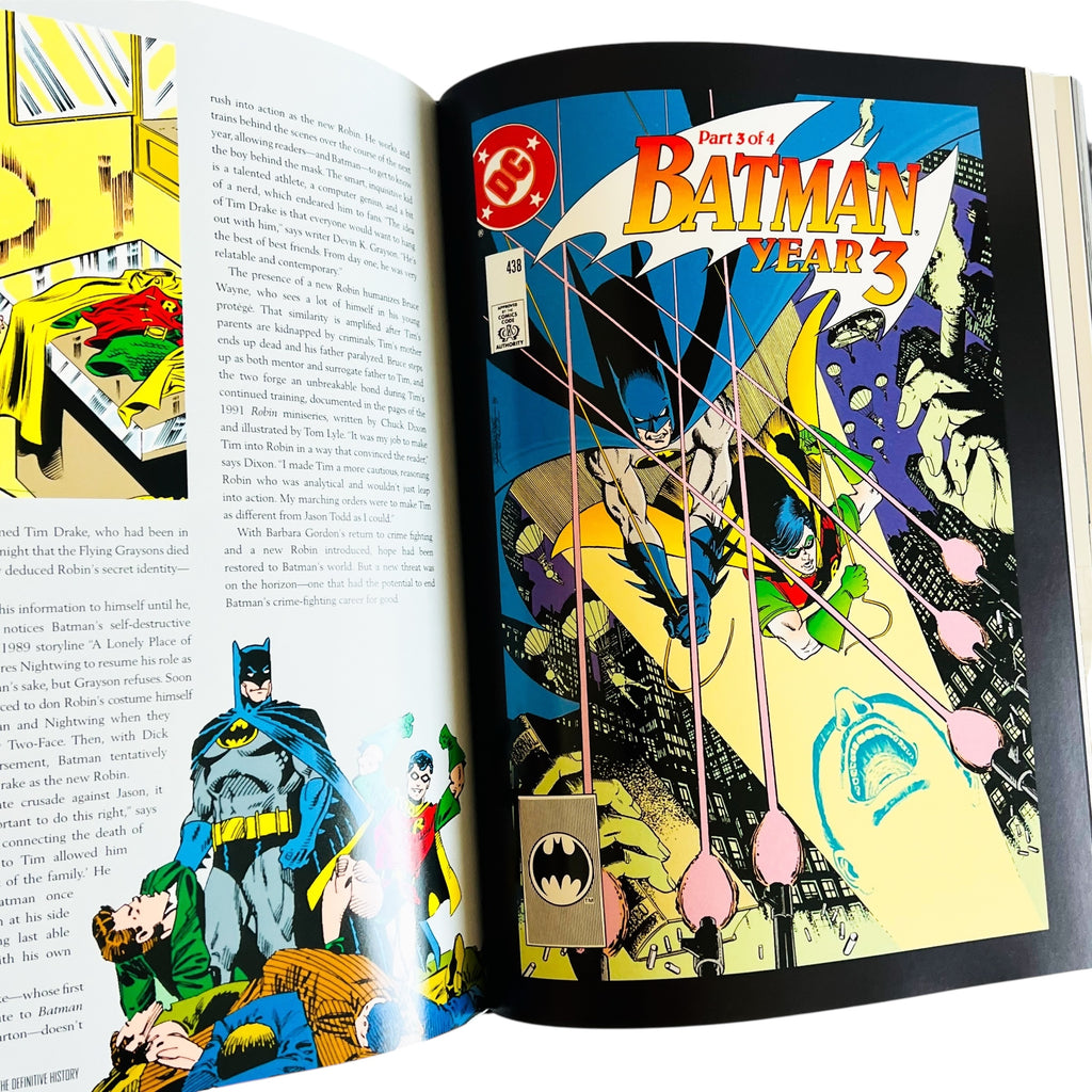 Batman The Definitive History Of The Dark Knight Hardcover Book