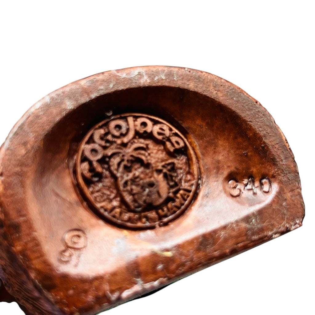 Vintage Coco Joe's Kane Tiki God of Health Happiness Hawaii Hapa Wood Figurine