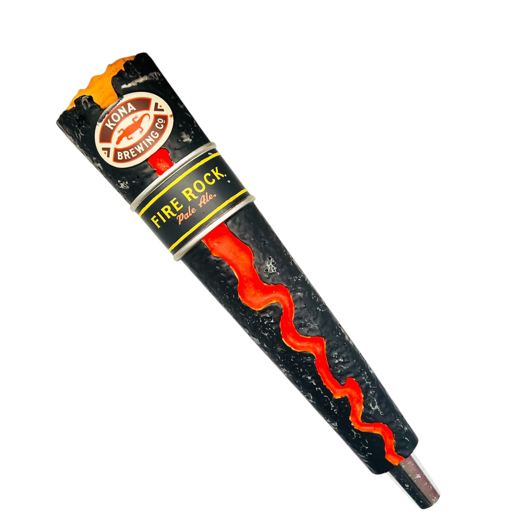 Kona Brewing Fire RockPale Ale Lava IPA Beer Tap Handle