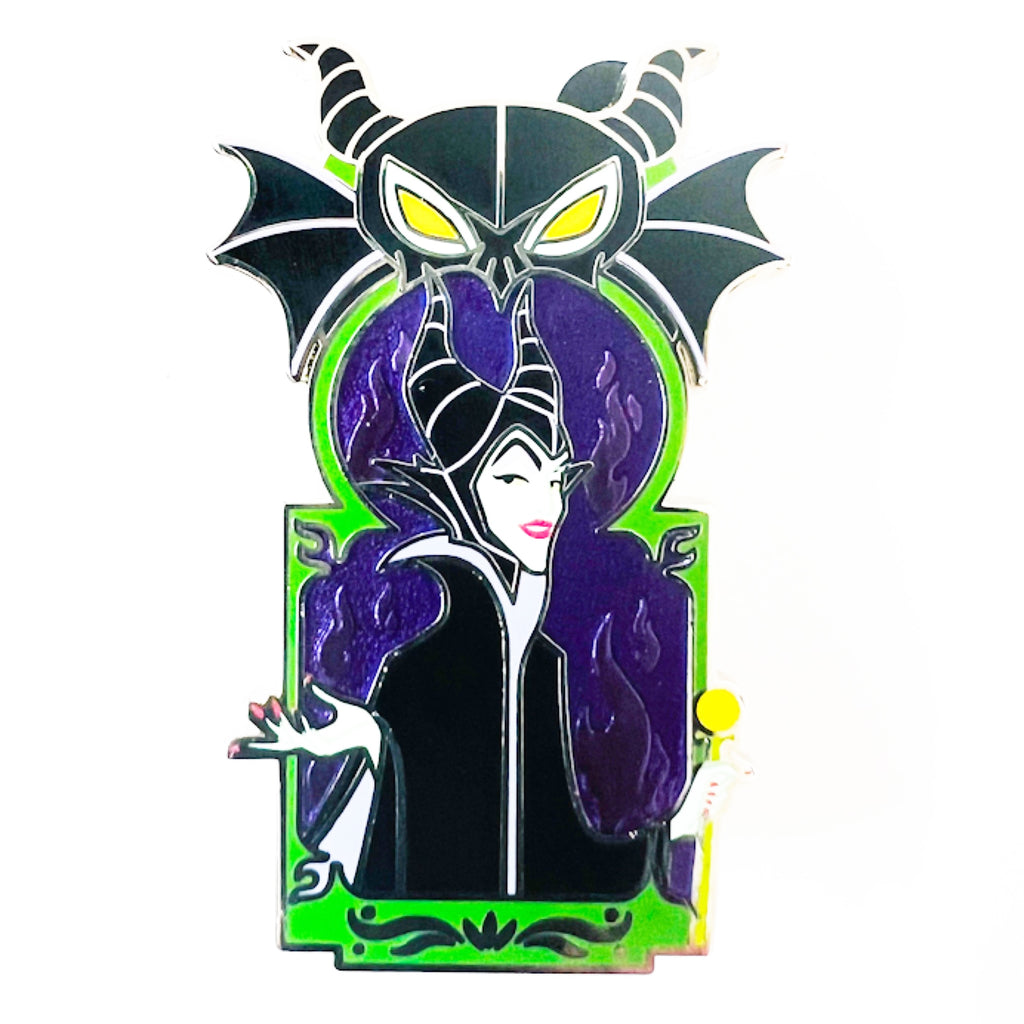 Disney Parks Villains Maleficient Framed Portrait Mystery Collection Pin