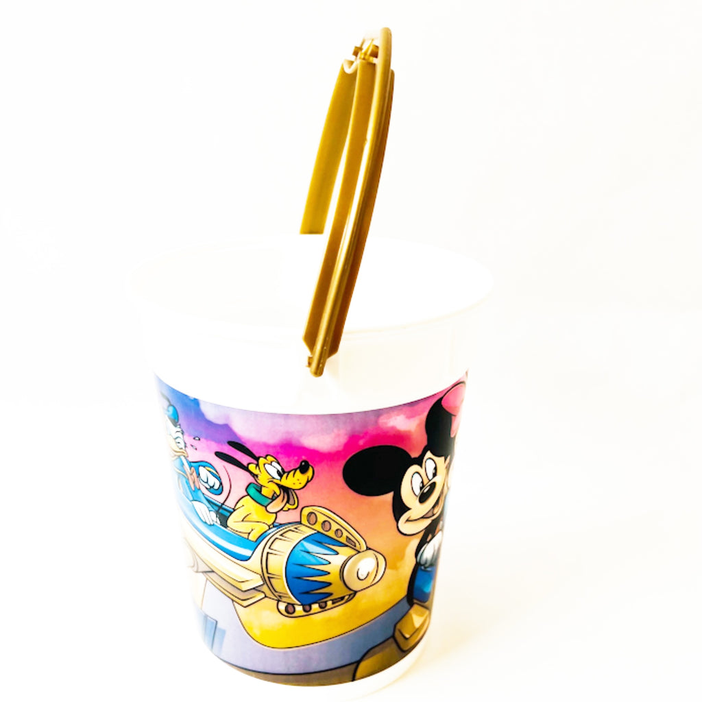 Disneyland Tomorrowland Mickey & Minnie Astro Orbiter Souvenir Popcorn Bucket