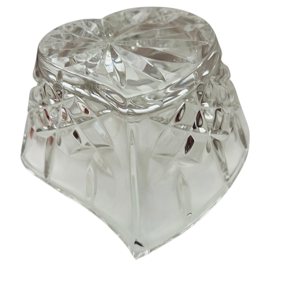Vintage Waterford Crystal Heart Shape Bowl