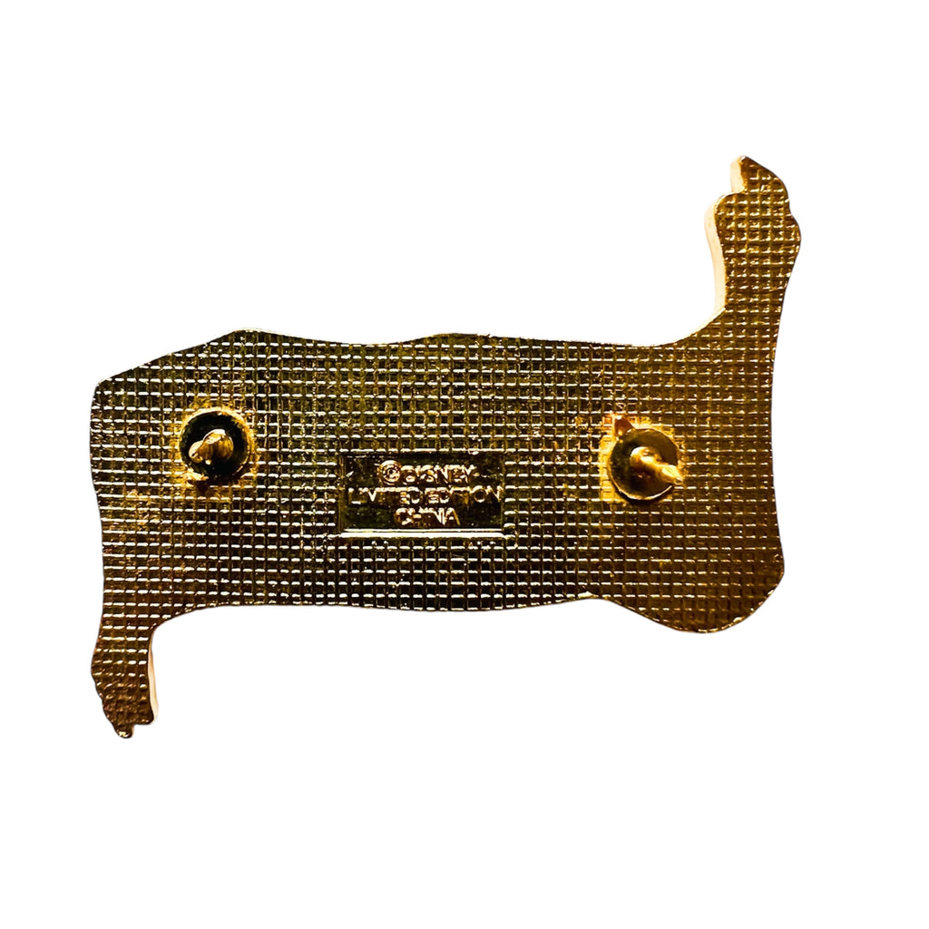 Walt Disney's Magic Kingdom Disneyland U.S.A. California Gold Scroll Limited Edition Pin