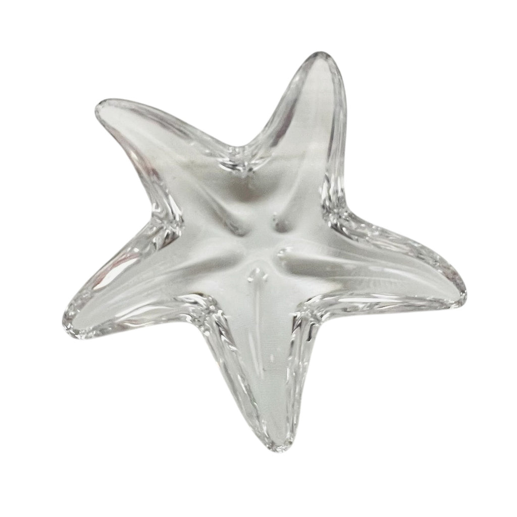 Vintage BACCARAT France Crystal Starfish Paperweight