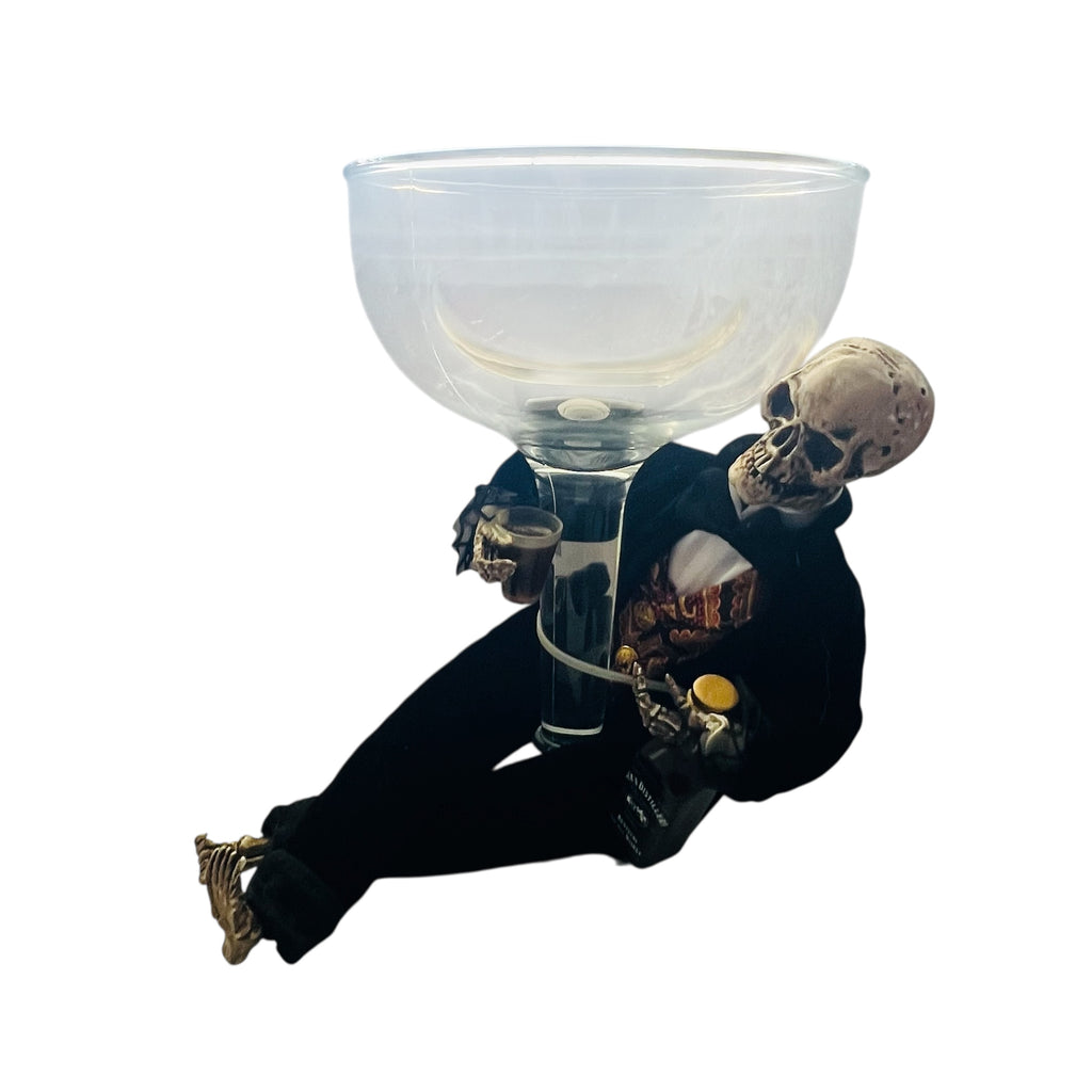 Karen Didion Crakewood Collection Halloween Skeleton Figure Bowl