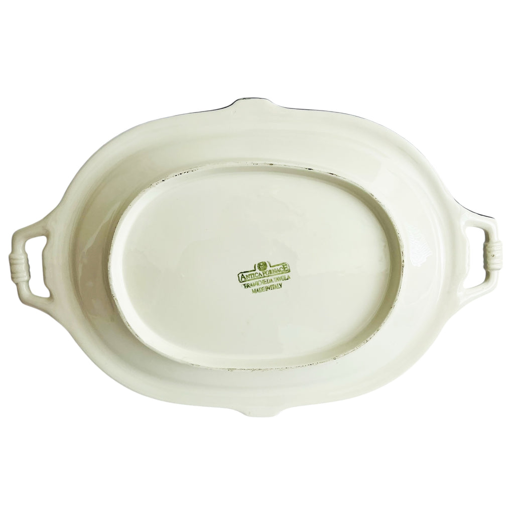 Antica Fornace Ceramiche Da Tavola Large Platter Fish Design Made in Italy