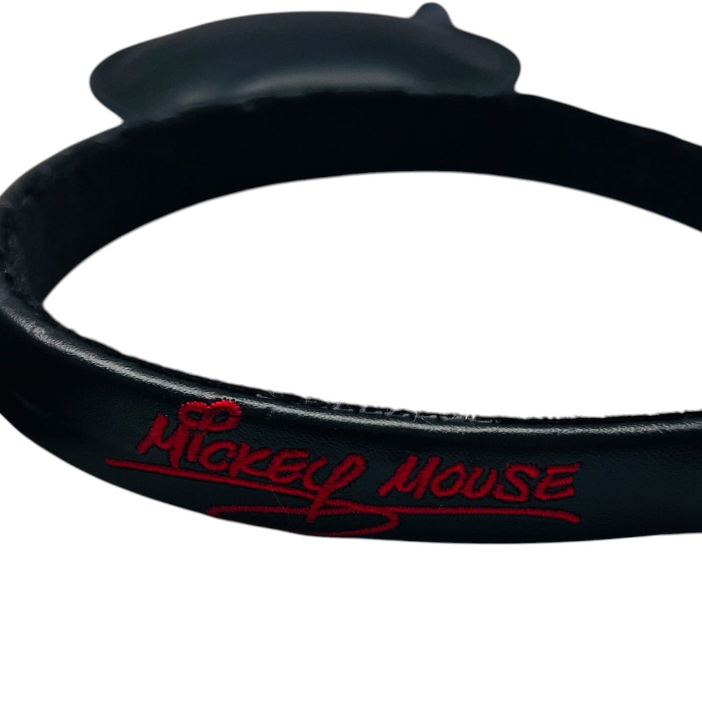 Disney Parks Mickey Mouse Faux Leather Headband Ears