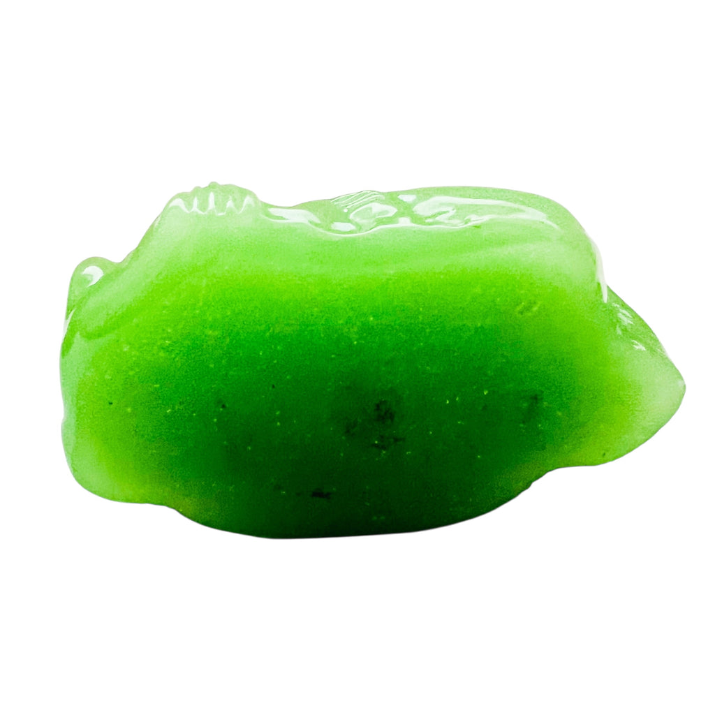 BUDDHA Green Resin Sitting Statue Paperweight