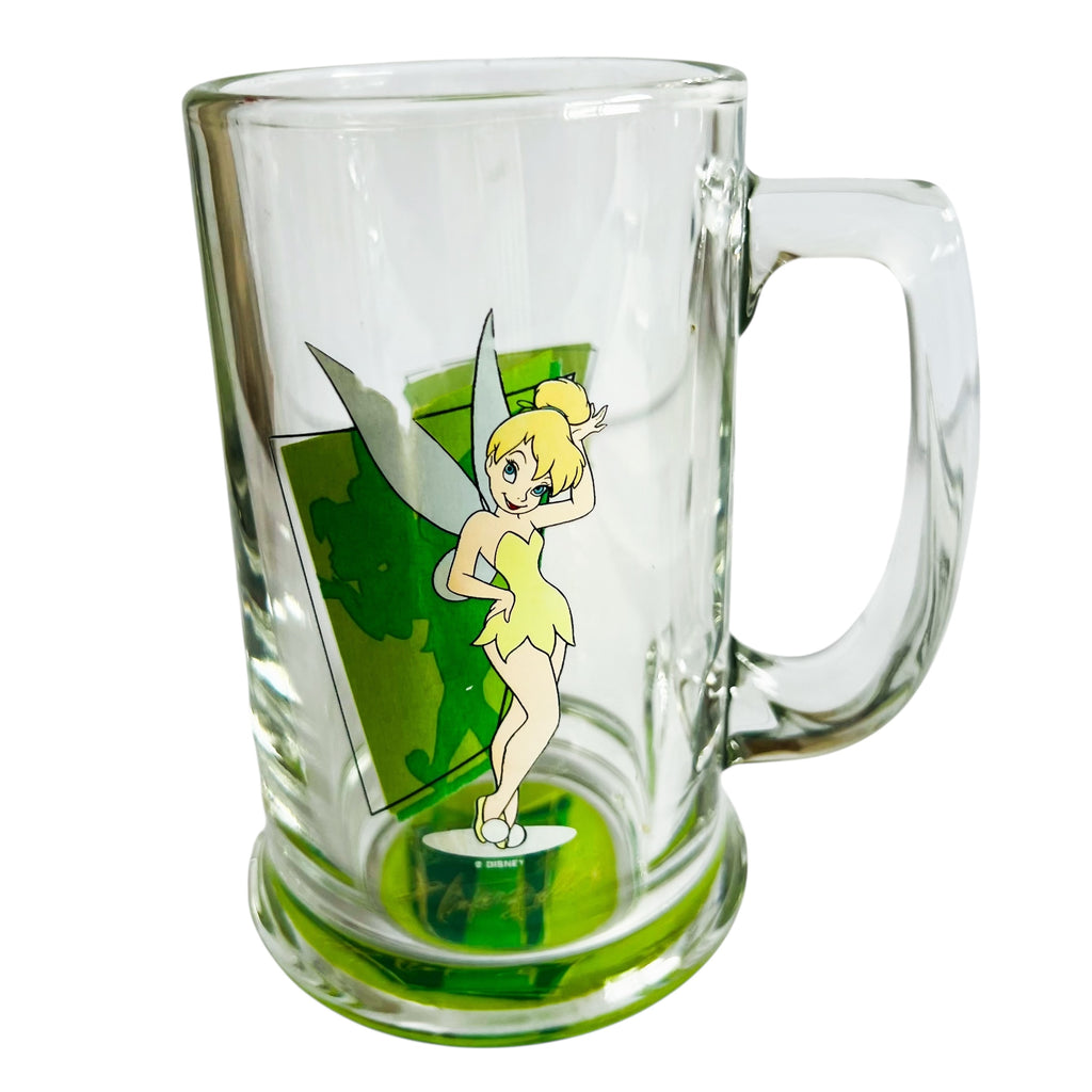 Disney Parks Tinker Bell Disneyland Resort Glass Stein Mug