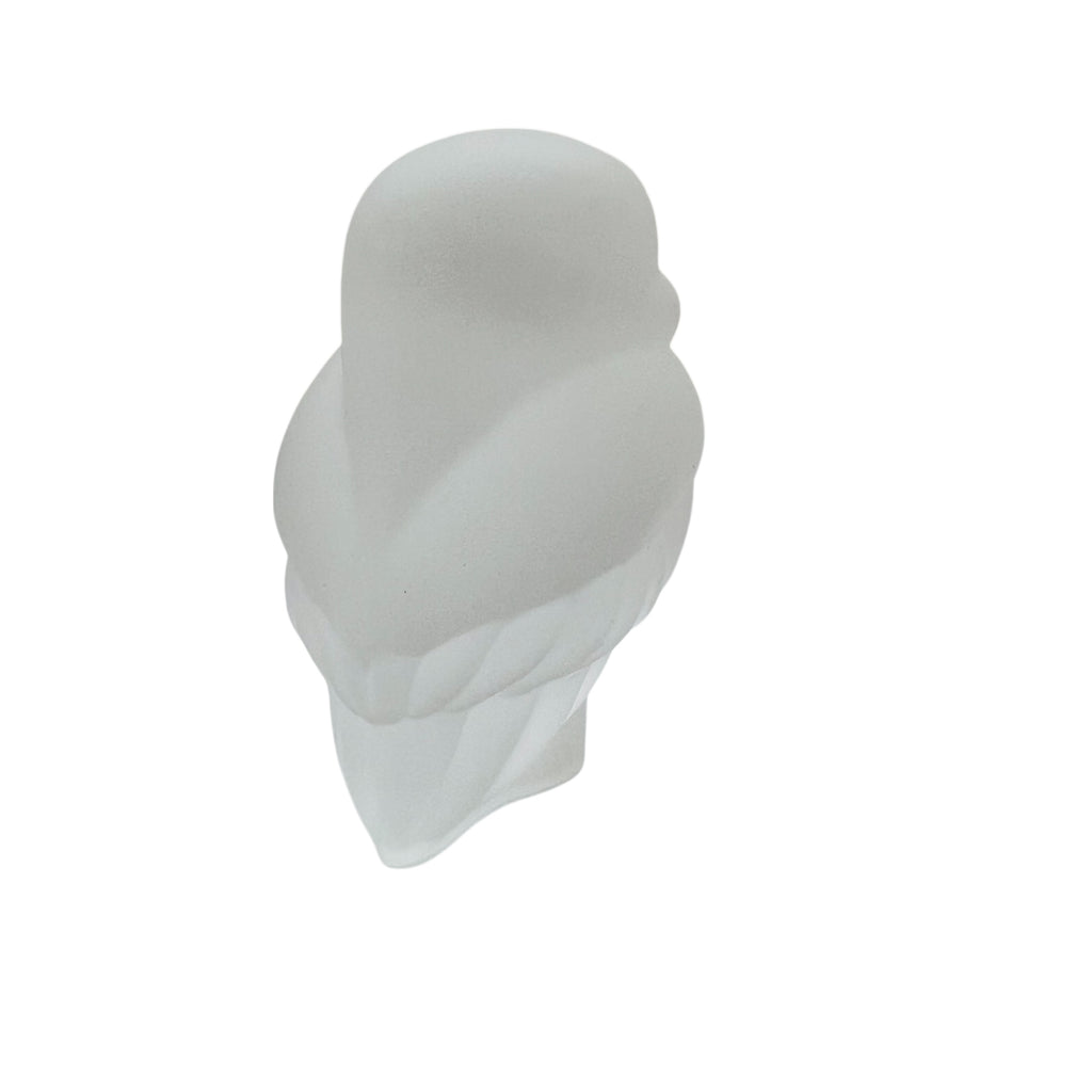 Vintage 1980 The Franklin Mint Drosted Owl Bird Figurine