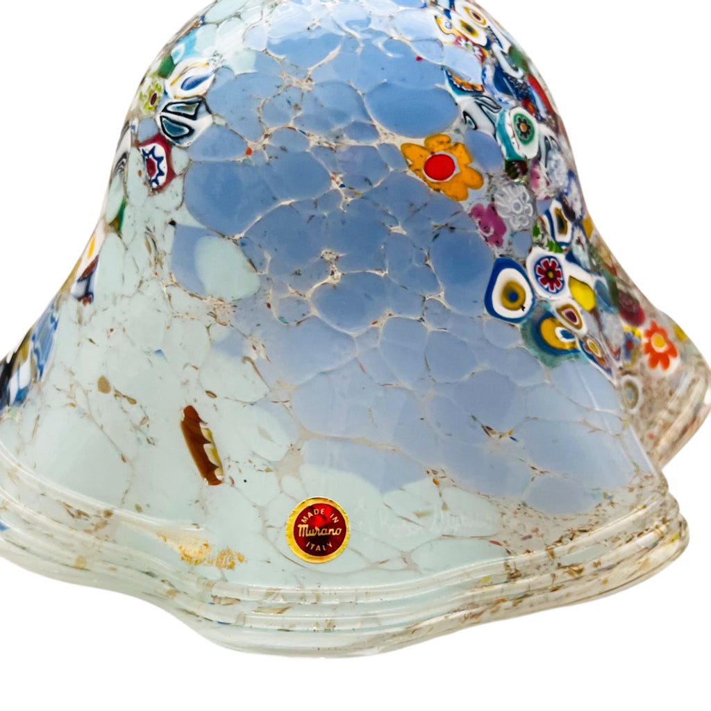 Vintage Murano Made In Italy Glass Millefiori Lamp Shade