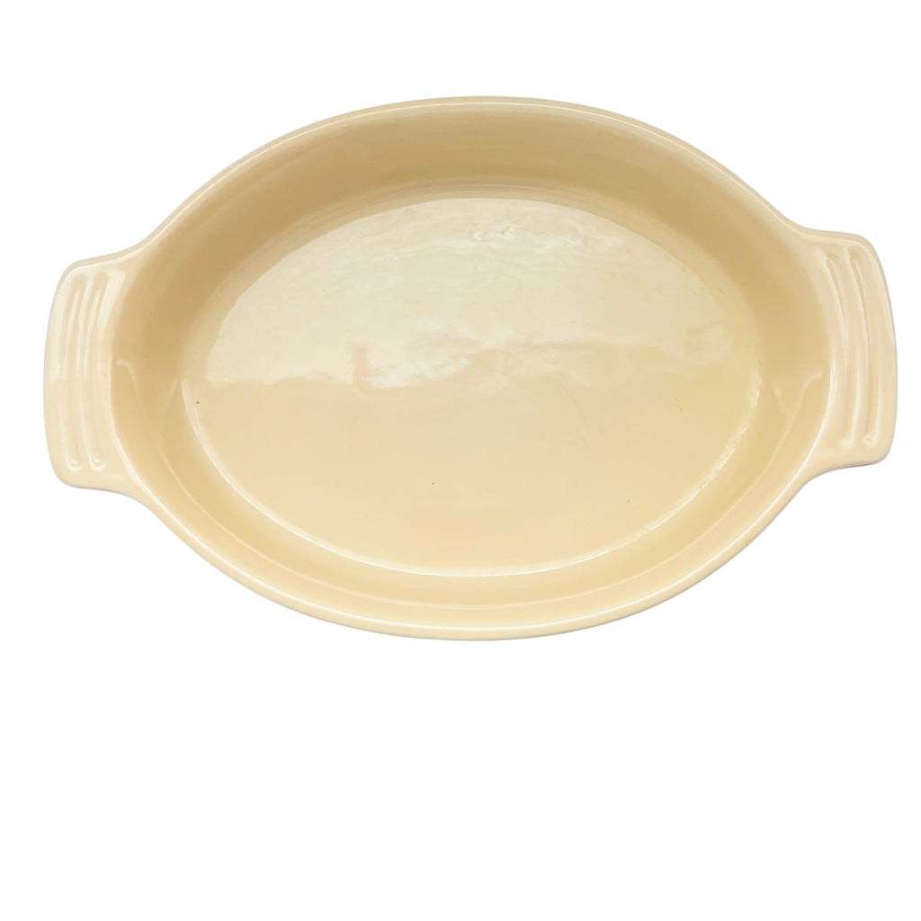 Le Creuset Stoneware Oval Red Cerise Baking Dish w/ Handles