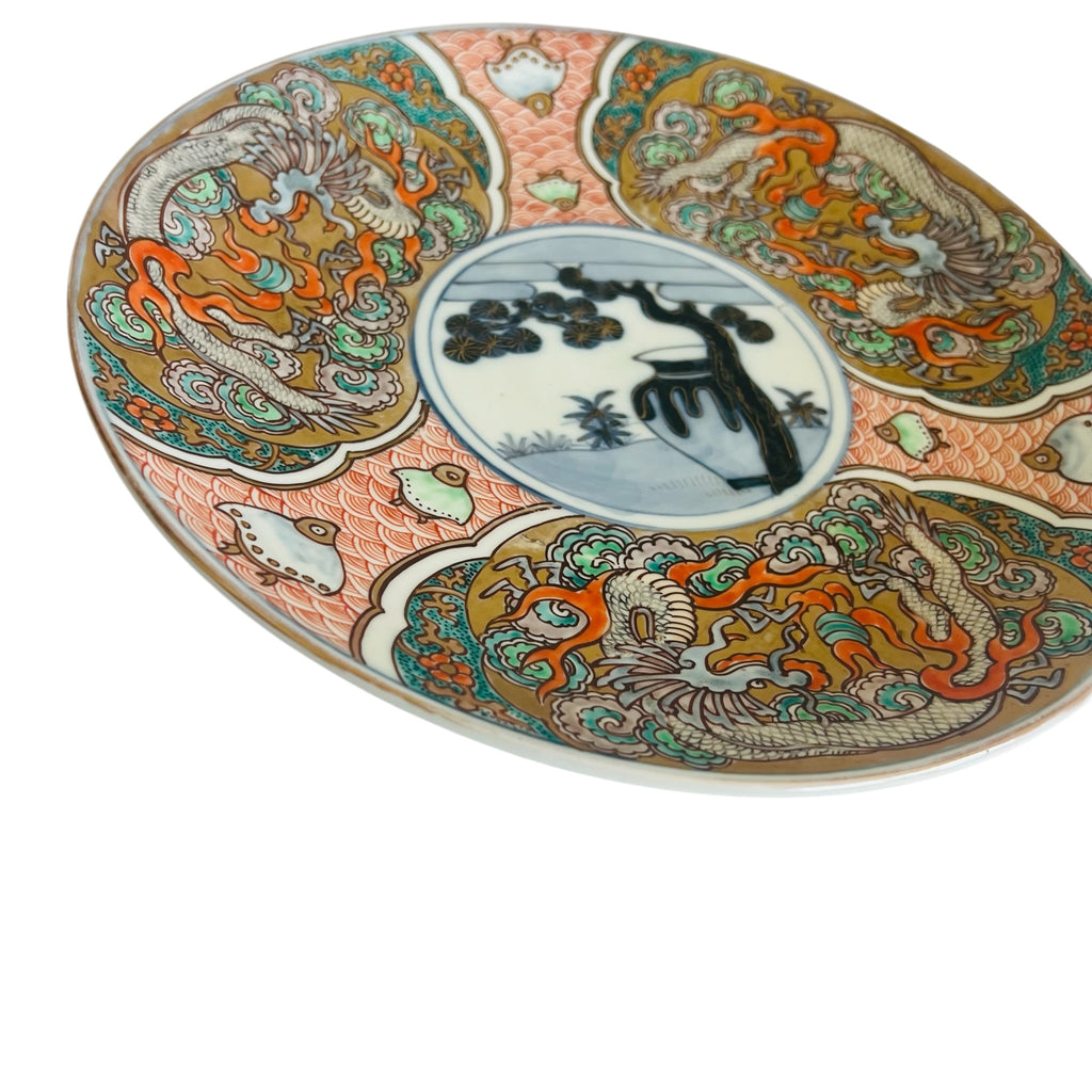 Vintage Gold Imari Hand Painted Japanese Bowl