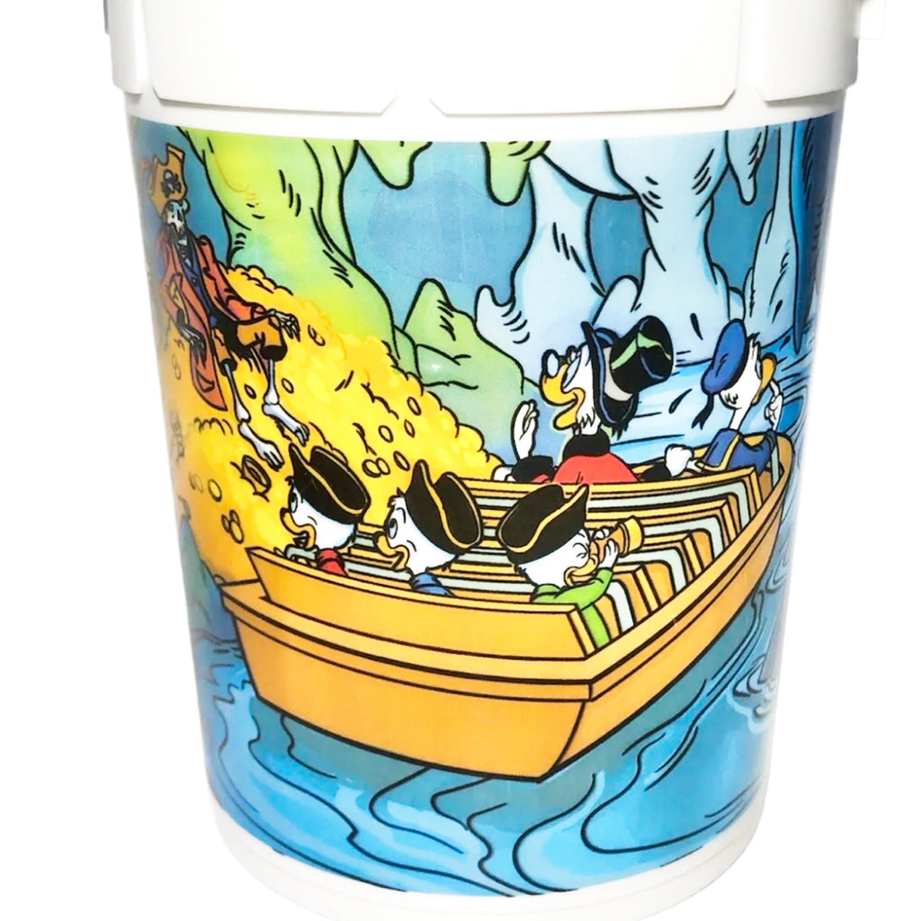 Disneyland Pirates of the Caribbean Ride Goofy Max Scrooge Souvenir Popcorn Bucket