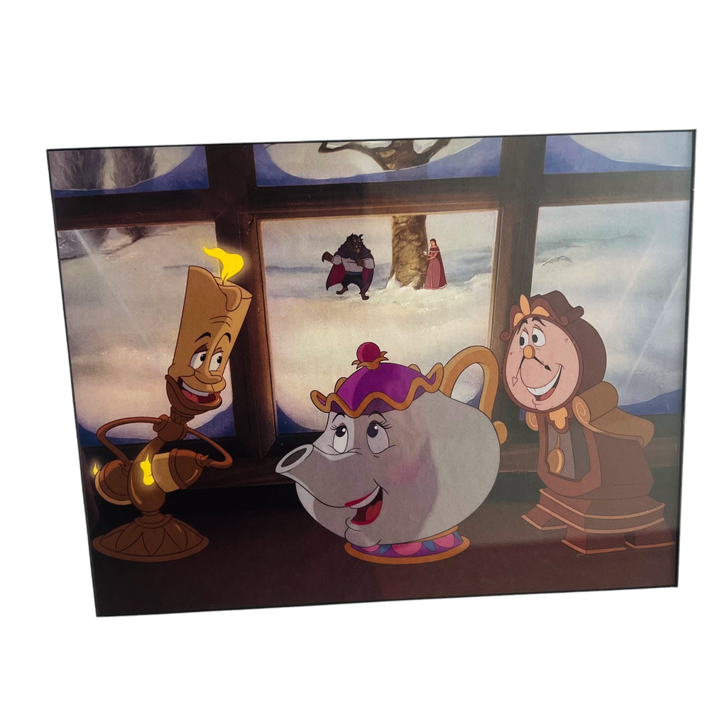 Disney Beauty and the Beast Lithograph Framed Art Print