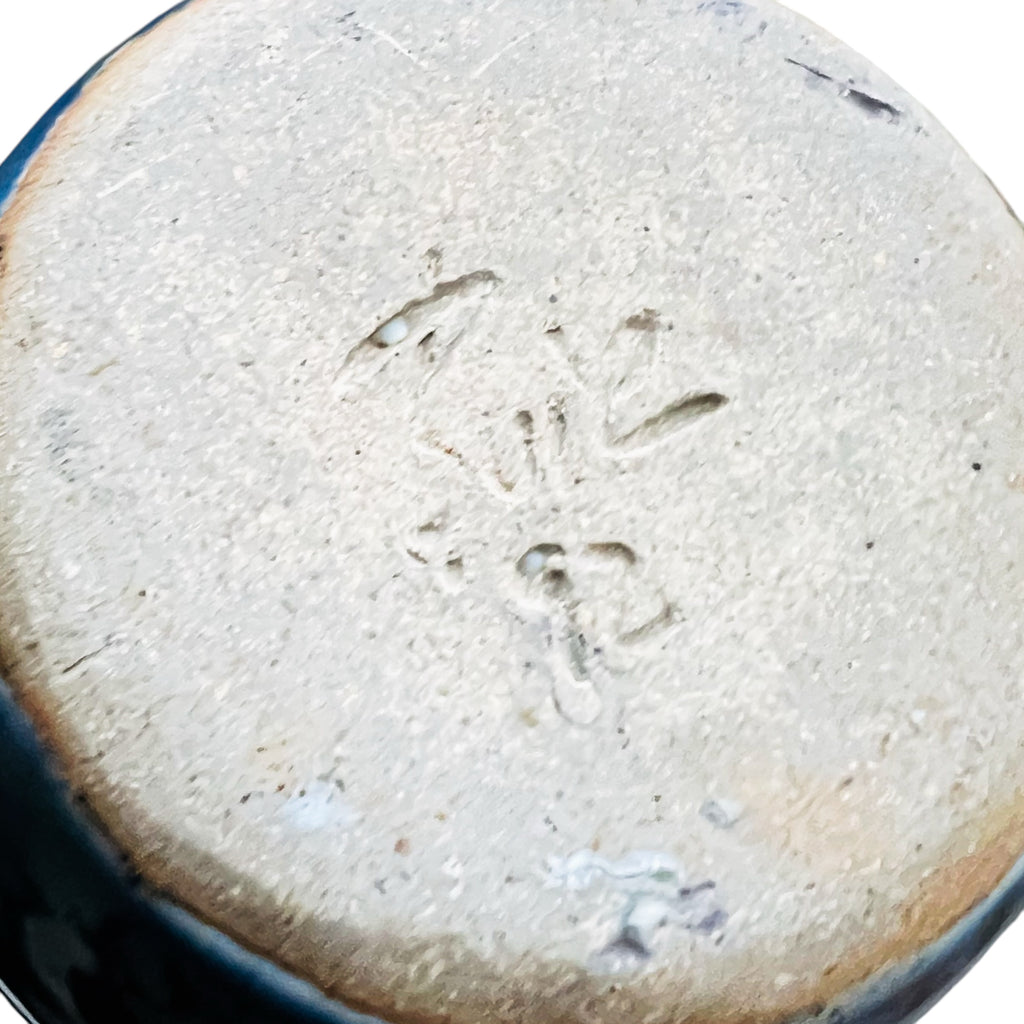 Vintage Buie 1992 Glaze 3 Handle Pottery Signed Vase