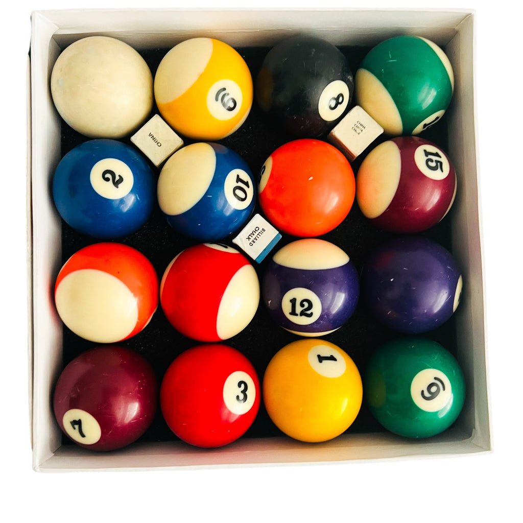 Sportcraft Billiard Balls Poly Resin Complete Set