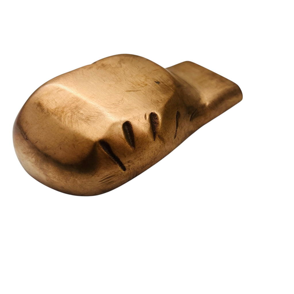 Vintage Brass Boxing Glove Desk Display Paperweight Office Art