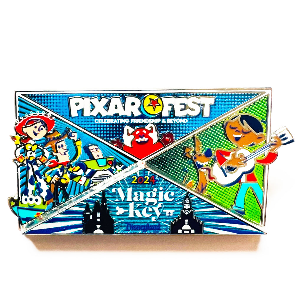 Pixar Fest 2024 Magic Key Disneyland Resort Pin
