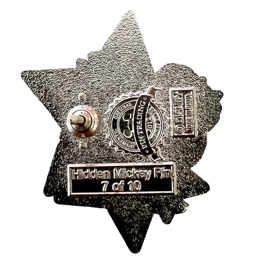Walt Disney World Hidden Mickey - Tramp Star Characters Pin