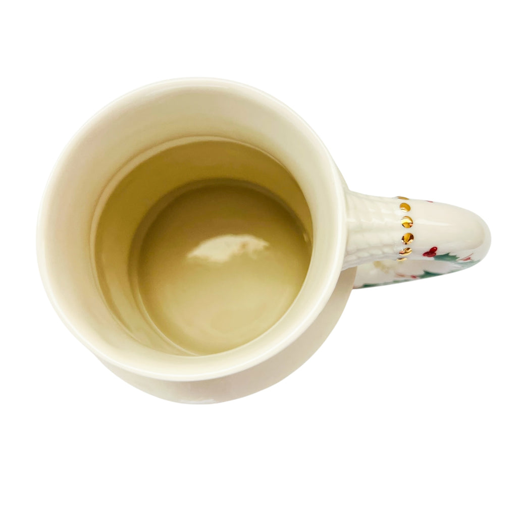 LENOX Festive Holiday Snowman Mug