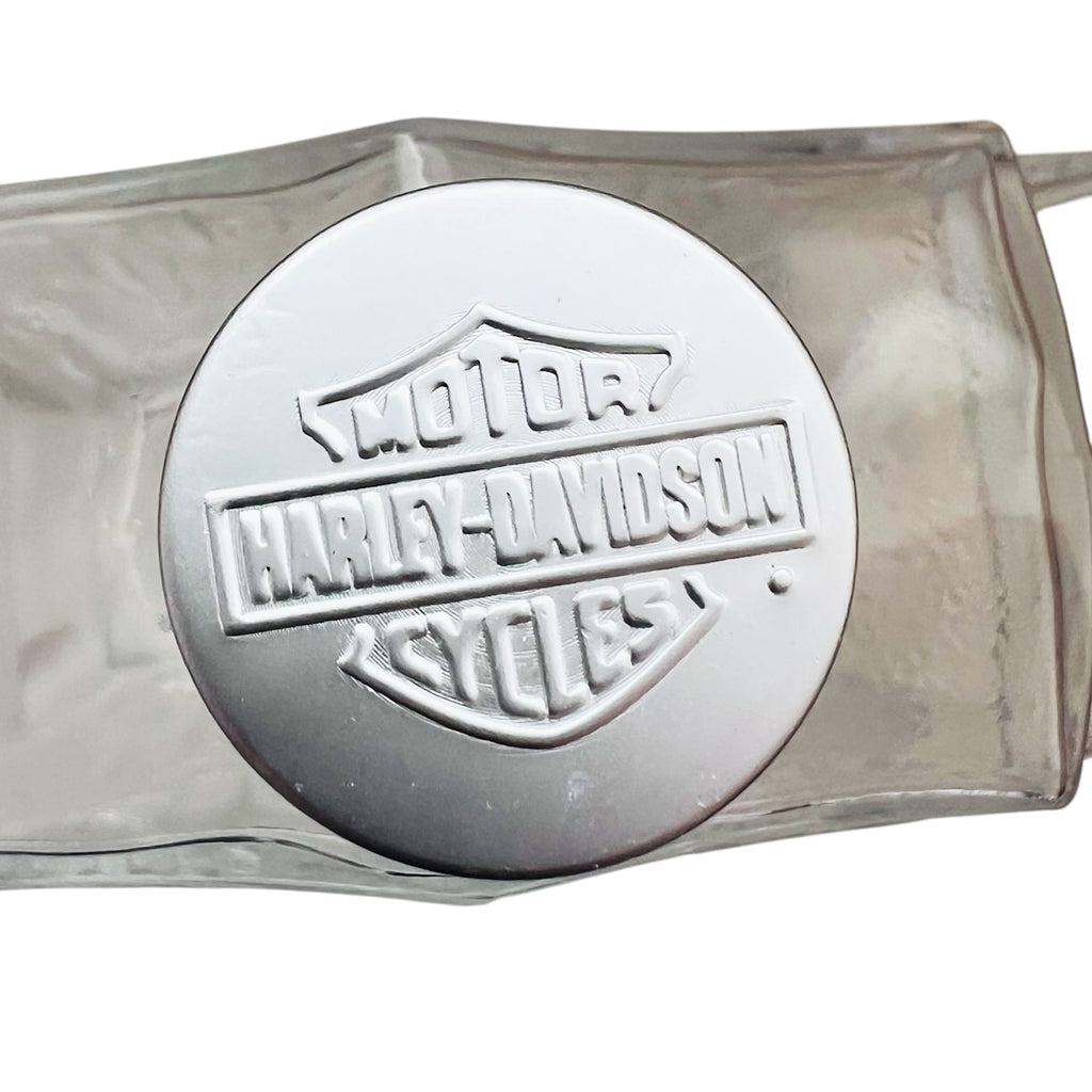 Harley Davidson Genuine Whiskey Glass Empty Decanter Bottle