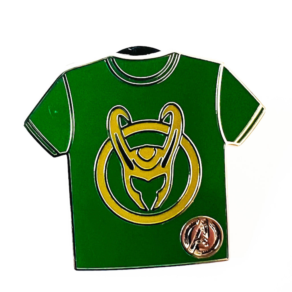 Disney DLR Marvel Loki T-Shirt Mickey Hidden Disney Disneyland 2024 Pin