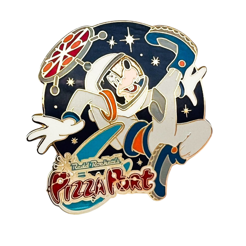 Disneyland Five Decades Disney Dining Red Rocketts Pizza Port Goofy Restaurant Pin