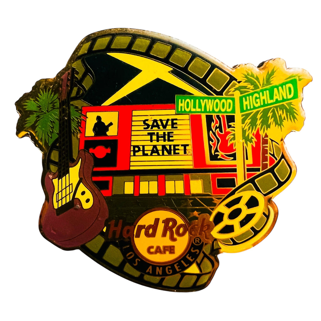 Hard Rock Cafe Save The Planet Hollywood Highland Los Angeles Magnet