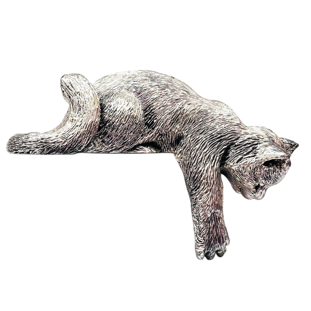 Zanfeld Plata 999 Silver Cat Figurine
