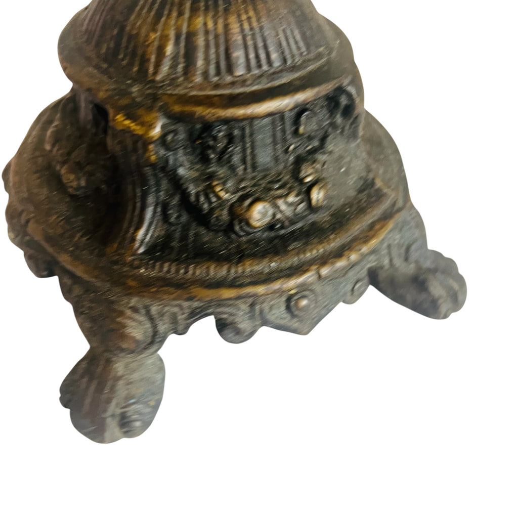 Antique Ornate Double Handle Vase -