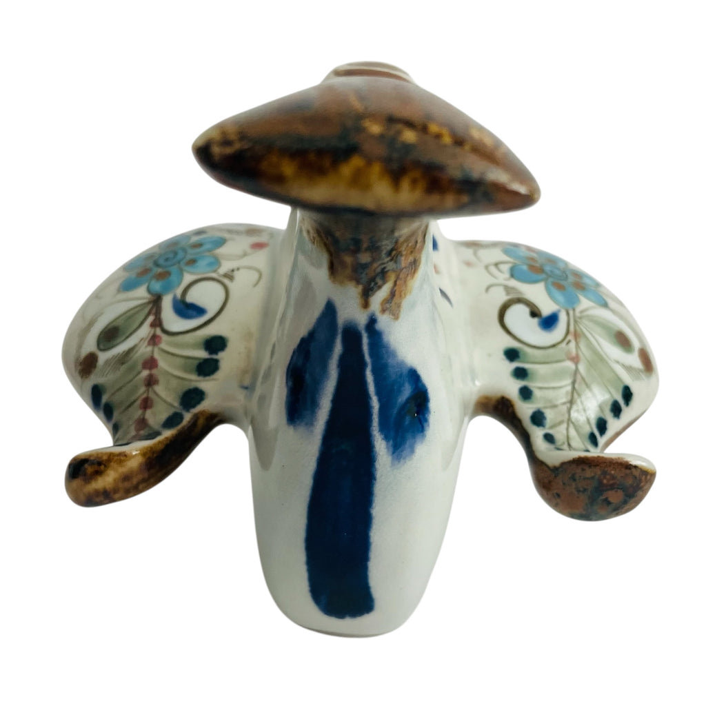 Vintage KE Ken Edwards Bird Signed Mexico Pottery Bird