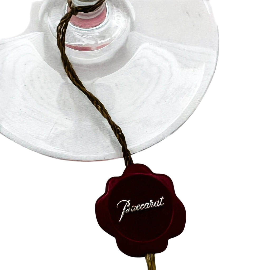 Baccarat France Capri Optic Champagne Crystal Flute Glass