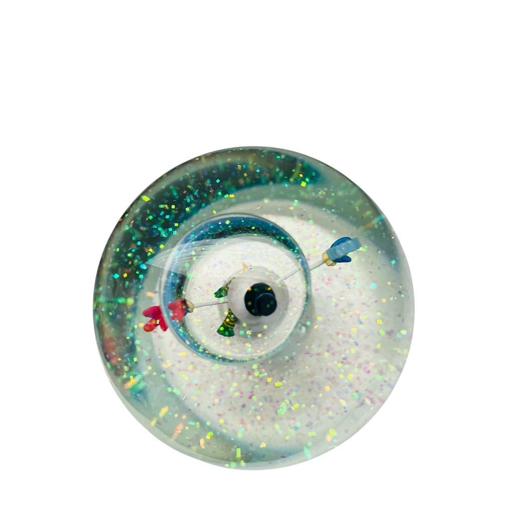 Snowman Boogie Animated Water Globe Music Box Snow Globe