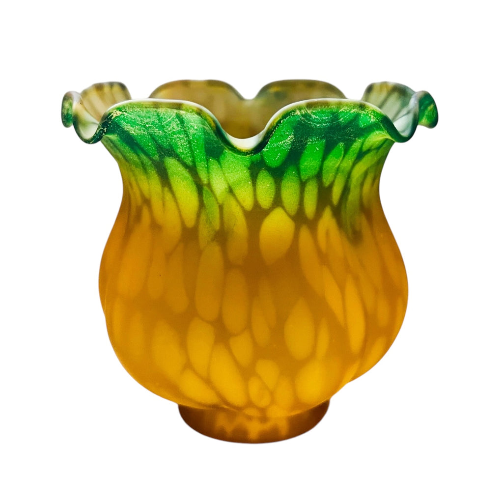 Vintage Tulip Blown Glass Accent Lamp Shade