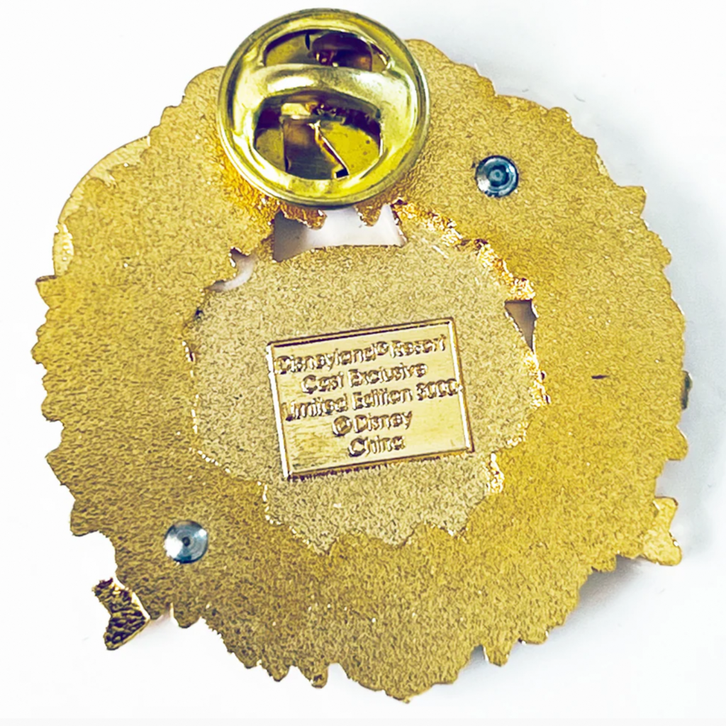 Disney 50th Anniversary Gold Mickey Ears on Holiday Christmas Wreath Limited Edition 3000 Pin